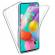 Husa pentru protectie compatibila cu samsung galaxy s20 plus pc & glass -360° (fata si spate), transparenta