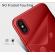 Husa telefon apple iphone x 360 ofera protectie completa ultrasubtire deluxe red + folie sticla