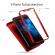 Husa telefon apple iphone x 360 ofera protectie completa ultrasubtire deluxe red + folie sticla