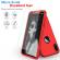 Husa telefon apple iphone x 360 ofera protectie completa ultrasubtire deluxe red + folie sticla