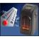 Mini aeroterma portabila pentru priza, hyt ®, cu afisaj digital, termostat reglabil si doua trepte de viteza, putere 400w, negru