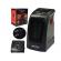 Mini radiator aeroterma electrica de perete maltec ceramic pentru camera sau birou, afisaj led, 400 w, negru