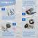 Cablu de securitate cu cifru, oscilatie 90°, lock 6.3 mm, forma t, pentru laptop, accesorii birou, gri inchis