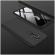 Husa full cover 360° (fata + spate + folie sticla) compatibil cu huawei mate 20 lite din plastic, black matte