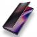 Husa luxury flip stand mirror compatibil cu samsung galaxy note 10, capac semitransparent, tip oglinda, functie de stand, negru