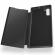 Husa luxury flip stand mirror compatibil cu samsung galaxy note 10, capac semitransparent, tip oglinda, functie de stand, negru