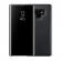 Husa samsung galaxy note 9 - flip mirror tip carte, capac translucid, neagra