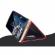 Husa samsung galaxy note 9 - flip mirror tip carte, capac translucid, neagra