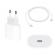 Incarcator lightning cu adaptor 25w usb-c compatibil cu iphone 12/12pro/12 pro max, 13/13pro/14/14pro, alb