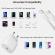 Incarcator compatibil cu iphone 14/13/12/11/pro/pro max/ipad/airpods, type-c, cablu de date lightning, fast charge 20w, apple, alb