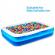 Piscina gonflabila 200cm pentru copii, calitate superioara, outdoor fun for kids, rezistent, eco-friendly material, sturdy, multi-layer design, albastru deschis