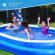 Piscina gonflabila 200cm pentru copii, calitate superioara, outdoor fun for kids, rezistent, eco-friendly material, sturdy, multi-layer design, albastru deschis
