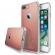 Husa apple iphone 7 plus, mystyle elegance luxury tip oglinda, rose-gold