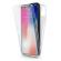 Husa compatibila cu apple iphone x, mystyle fullbody ultra slim tpu, fata - spate transparenta
