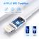 Incarcator fast charge 20w cu cablu de date 1m type-c to lightning, compatibil cu apple iphone 14/ 14 pro/ 14 pro max/ 12/ 12 pro/ 12 pro max/ 11/ 11 pro/11 pro max, alb
