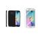 Pachet husa pentru samsung galaxy s6 edge, mystyle perfect fit , black, cu folie de protectie gratis