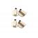 Set 4 butoane aragaz universal, aliaj zinc, 6mm, 39mm * 18mm