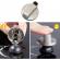 Set 4 butoane pentru aragaz/cuptor, zinc, 6 mm, argintiu/negru