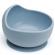 Set 6 piese hranire bebelusi si copii, dewifier®, set de diversificare din silicon fara bpa, fara alergeni, ce contine bol cu ventuza, farfurie compartimentata cu 4 ventuze, cana cu pai, lingurita, furculita, bavetica albastru