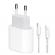 Set incarcator compatibil cu apple lqt, usb-c 20w fast charger si cablu usb-c lightning, compatibil cu iphone 14 / 14 pro / 14 pro max / 13 / 13 pro / 13 pro max / 12 / 12 pro / 12 pro max, alb