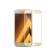 Folie protectie din sticla curbata samsung j5 2017 pentru tot ecranul (full cover) curbata 3d, aurie