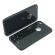 Husa apple iphone 7, mystyle back glass, husa cu sticla securizata pe spate de culoare neagra