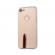 Husa mirror slim iphone 7 / 8 cu margini din silicon - gold