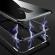 Husa samsung galaxy s9 magnetica black, elegance luxury perfect fit cu spate de sticla securizata premium