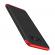 Husa samsung s8 gkk full cover 360 - negru/rosu