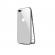 Husa compatibila cu apple pentru iphone 8 plus magnetica silver, mystyle perfect fit cu spate de sticla securizata premium
