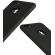 Husa iphone 7 (4.7 inch) din silicon dens, decupaj logo , negru mat