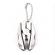 Breloc multifunctional mystyle pro steel - patent, pila, cutit, surubelnita