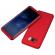 Husa 360° matte full protection - samsung galaxy s8 - rosu - (fata + spate + folie de protectie din silicon)