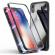 Husa apple iphone xs max magnetica 360 grade black, perfect fit cu spate de sticla securizata premium