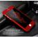 Husa full cover 360° (fata + spate + folie sticla) pentru iphone 7, red