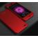 Husa ipaky glamour - full protection 360 - iphone 6 / 6s (red) cu folie protectie ecran