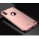 Husa ipaky glamour look 3 in 1 hybrid cu insertie aurie - iphone x (rose gold)