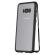 Husa compatibila cu samsung galaxy s8 magnetica black, mystyle perfect fit cu spate de sticla securizata premium