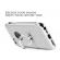 Husa telefon iphone 6/6s plus ofera protectie 3in1 ultrasubtire - silver s ring