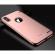 Pachet 2 huse ipaky hybrid cu insertie aurie - iphone x (red/rose gold)