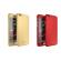 Pachet ipaky 2 huse - full protection 360 - iphone 6 plus / 6s plus (gold/red) cu folie protectie ecran