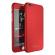 Pachet ipaky 2 huse - full protection 360 - iphone 6 plus / 6s plus (gold/red) cu folie protectie ecran