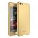Pachet ipaky 2 huse - full protection 360 - iphone 6 plus / 6s plus (gold/red) cu folie protectie ecran
