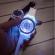 Ceas activ led - jocuri de lumina 7 culori - 4 moduri flash - mystyle fashion crystal clasic watch