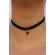 Choker mystyle fashion black delux - colier elegant pentru gat