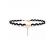 Choker mystyle fashion black duble - colier elegant pentru gat - black delux