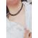 Choker mystyle fashion black mesh - colier elegant pentru gat - black delux