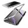Husa magnetic case 360° + folie autoregenerativa pentru iphone x, silver
