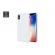 Husa compatibila cu apple iphone x, silicon antisoc alb mystyle