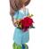Figurina fetita din rasina cu mini rosa criogenata